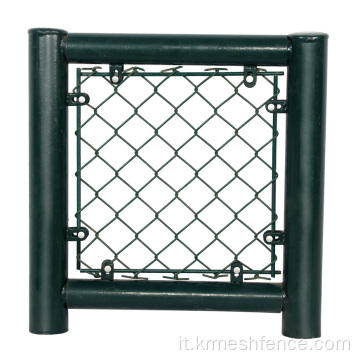 pannello di recinzione temporanea a 8 maglie rivestito di zinco